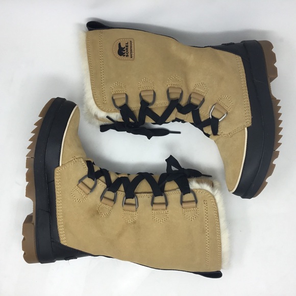 Sorel Women's Tivoli IV Tall Waterproof Insulated Snow Boots in Tan Size 7.5 - Picture 7 of 15
